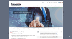 Desktop Screenshot of leadcomm.com.br